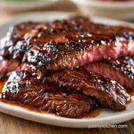 Broiled Skirt Steak Recipe for 4 Servings