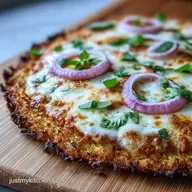 Healthy Cauliflower Pizza Crust: Crispy Baked
