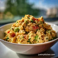 Chickpea Tuna Salad Vegan Substitute in 10 Minutes