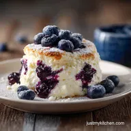 Cottage Cheese Blueberry Cloud Bread: Fluffy Texture