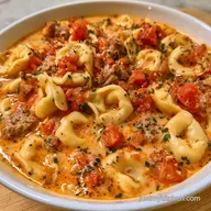 Creamy Crockpot Tortellini Soup for 8