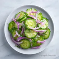Creamy Cucumber Salad with Fresh Dill