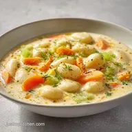 Creamy Vegetarian Gnocchi Soup: Golden and Velvety