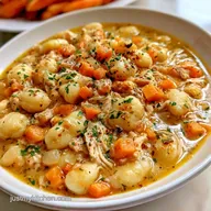 Crockpot Chicken Gnocchi Soup for 8
