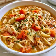 Crockpot Chicken Noodle Soup Meal Prep