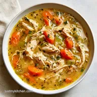 Crockpot Creamy Chicken Soup for 6