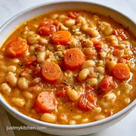 Hearty Crockpot Vegetable Bean Soup