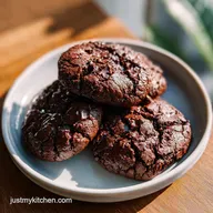 Flourless Chocolate Cookies with Cocoa Powder in 55 Minutes
