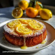 Flourless Lemon Almond Cake with Ricotta for 10 Servings