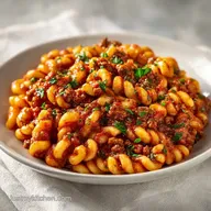 Ground Beef Tomato Pasta in 35 Minutes