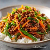 Ground Beef Rice Bowl in 25 Minutes