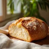 No Knead Gluten Free Bread with Psyllium Husk (10 Servings)