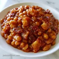 Potluck Beans with Bacon