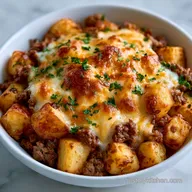 Quick Beef Family Dinner: Cheesy Beef and Potato Skillet