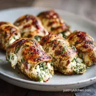Ricotta Stuffed Chicken Rolls: Velvety Cheese Center
