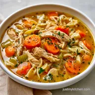 Rotisserie Chicken Noodle Soup (45 Min)