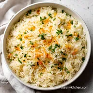 Butter Rice Recipe for 4 Servings with Beef Consomme