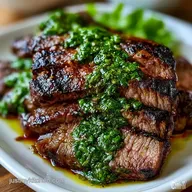 Skirt Steak Chimichurri for 4 Servings