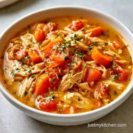 Slow Cooker Chicken Vegetable Soup for 6
