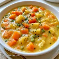 Slow Cooker Creamy Vegetable Soup with Potatoes