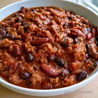 Turkey Chili with Beans for 6 Servings