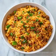 Spanish Rice with Beef for 4 Servings
