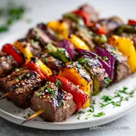 Steak Kabobs with Potatoes in 37 Minutes