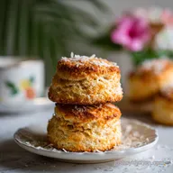 Toasted Coconut Lemon Scones with Zesty Citrus in 30 Minutes