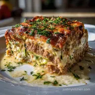Zucchini Lasagna No Pasta Strips: Crispy Baked