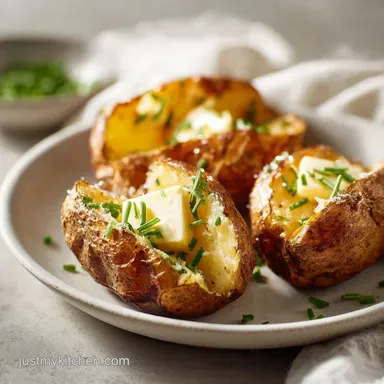 Air Fryer Baked Potato Recipe: Crispy Recipe Card