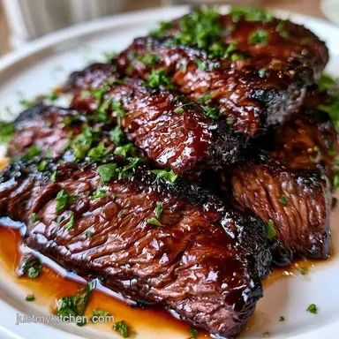 Asian Skirt Steak for 4 Servings
