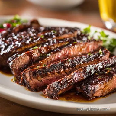 Carne Asada for 6 Servings Recipe Card