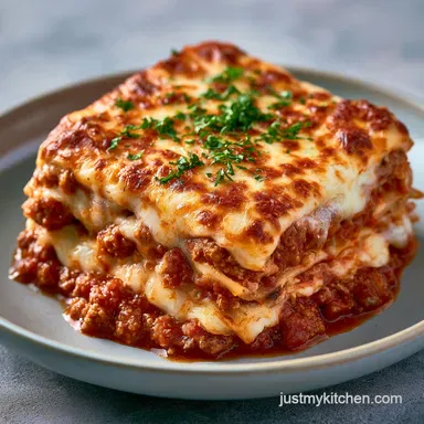 Italian Lasagna Recipe with Bechamel Recipe Card