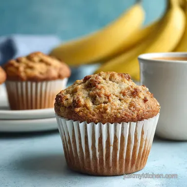 Banana Muffins Easy Recipe in 30 Minutes Recipe Card