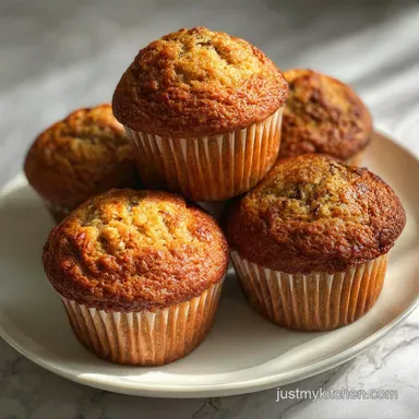 Banana Muffins Easy Recipe in 30 Minutes