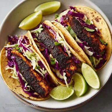 Blackened Fish Tacos in 35 Minutes