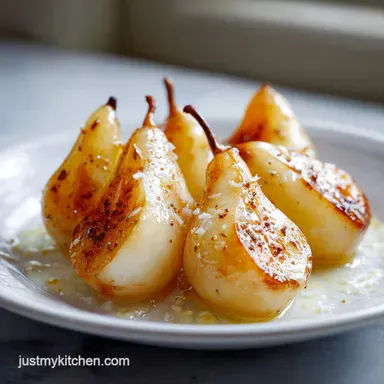 Buttery Roasted Pears Recipe for 4 Servings