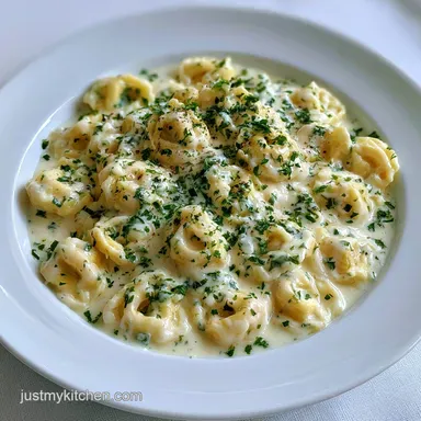 Cheese Tortellini Pasta in 20 Minutes Recipe Card