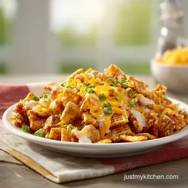 Cheesy Ranch Chex Mix: A Crispy 75 Minute Snack Recipe Recipe Card