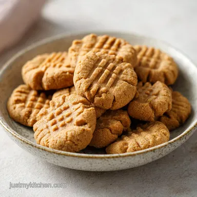 Chewy Peanut Butter Cookies in 25 Min