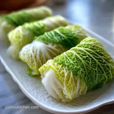 Chinese Cabbage Rolls: Ready in 40 Minutes
