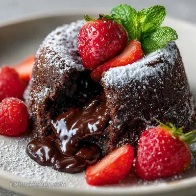 Chocolate Lava Cake for Two in 15 Minutes
