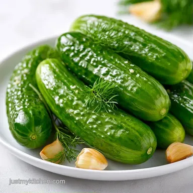 Crispy Pickle Spears in 50 Minutes Recipe Card