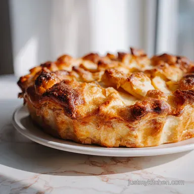 French Apple Pie with Shattering Crust for 8 Servings Recipe Card
