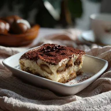 Tiramisu Without Eggs: Classic Italian No-Egg Method Recipe Card