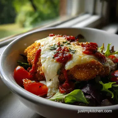 Chicken Parm Cottage Cheese Bowl in 20 Minutes