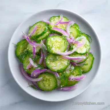 Creamy Cucumber Salad with Fresh Dill