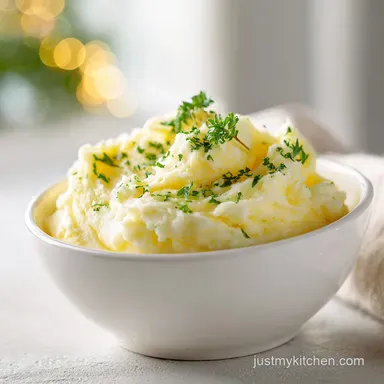 Garlic Mashed Potatoes in 30 Minutes: A Creamy Side Dish Recipe Recipe Card
