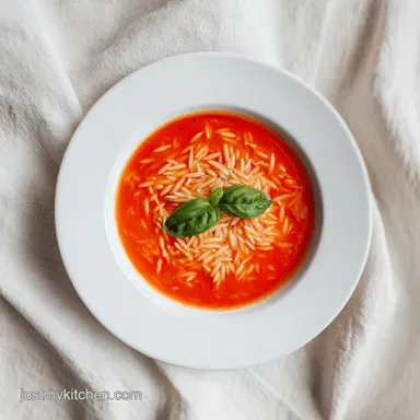Creamy Tomato Orzo Soup in 30 Minutes Recipe Card