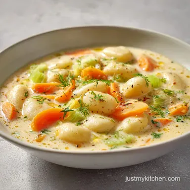 Creamy Vegetarian Gnocchi Soup in 30 Minutes: Golden Gnocchi